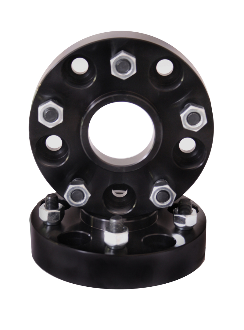 Jeep Commander Wheel Spacer Kit - Rugged Ridge - 1.5 inch, 5x5 Bolt Pattern - Black - `05-`15 Jeep Commander Wheel Spacer Kit - Rugged Ridge - 1.5 inch, 5x5 Bolt Pattern - Black - `05-`15